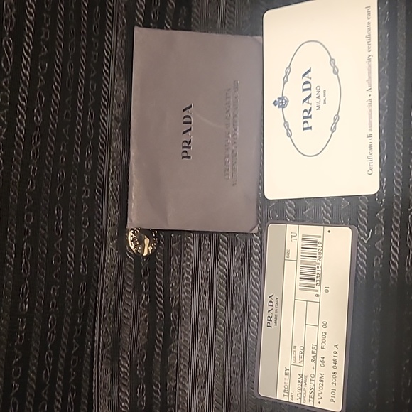 ✈️ PRADA Carry On Luggage Tessuto Saffi - Picture 10 of 16